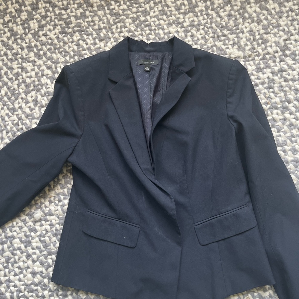 Ann Taylor Navy Suit Jacket